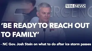 NC Governor Josh Stein Says State is Ready For Ice Storm, Tells Residents to Brace for Aftermath