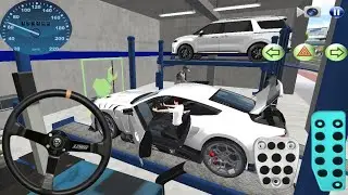 New Sedan Car Kia Stinger in Auto Repair Shop Funny Driver - 3D Driving Class 2024 - Android game