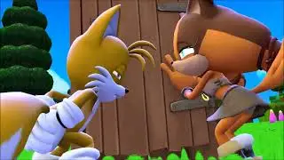Tails and sticks farts animation 