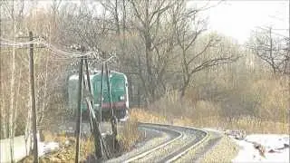 ST43-380 z pociągiem zbiorowym