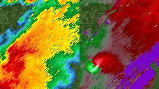 2025 Cave City, Arkansas Tornado Radar Loop