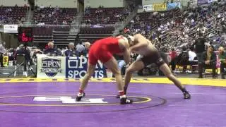 Cumberland Valley's Patrick Duggan wins by major decision at the PIAA wrestling championships