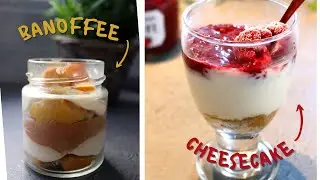 ΙΔΕΕΣ ΓΙΑ ΥΓΙΕΙΝΑ ΓΛΥΚΑ // Healthy Banoffee & Cheesecake