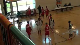 Team Ramey (RED) vs. Team GetShook Elite (white) 8th Grade - NY2LA GNBA