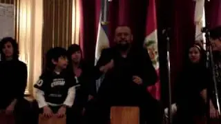 hubert reyes - ignauguracion mes cultural peruano