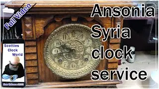 Rare 1880's Ansonia Syria 8 day mantle clock - Full Video
