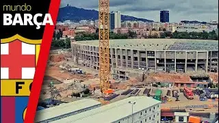 Espectacular imagen del Spotify Camp Nou a vista de dron