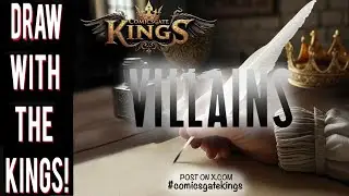 COMICSGATE KINGS! Let's draw VILLAINS.