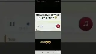 You will never say 'six' properly again ft. sekis