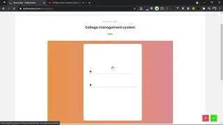 Source code | Modern GUI using Tkinter | Advanced College Management System