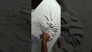 Modelagem em Relevo....#art #artesanato #arte #escultura #aula