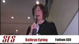 Kathryn Eyring, Fathom SEO escalator pitch at SES New York 2009