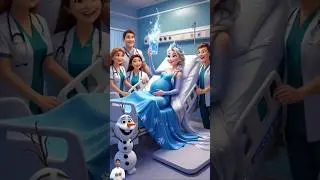 ❤️Evolution of: Pregnant Elsa in Hospital Admit with Doctor✅ Meno milky 😍#cat #cute #love #shorts