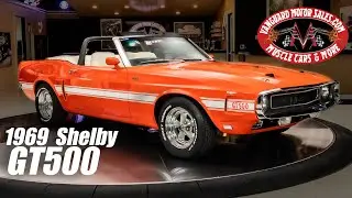 1969 Ford Mustang Convertible Shelby GT500 Tribute For Sale Vanguard Motor Sales #1053