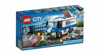 Lego City 60142 Money Transporter 2017   Lego Speed Build Review   Lego Stop Motion Review