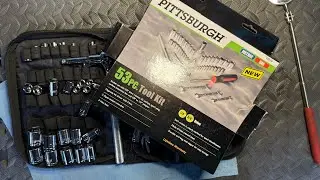 Pittsburgh 53 pc tool kit | New budget car tool kit king 