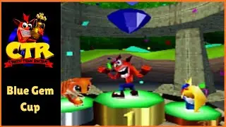 Let's 100% Crash Team Racing (PS1) - Part 11 | Blue Gem Cup