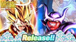 The LONGEST(Pause) and Best Legends Festival Gogeta and Janemba Summons