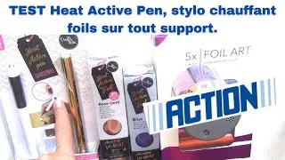 Heat Active Pen ACTION stylo pour écriture avec FOILS idéal pour les loisirs créatifs