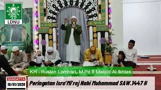 KH. RUSLAN LAMBARI, M. PD  II MASJID AL IKHLAS