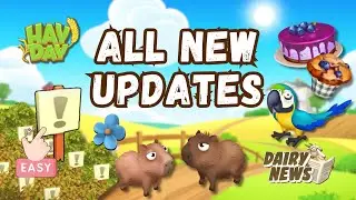 Hay Day September Update 2025! Help Update, Macaw Birds & Blueberry Cheesecake?!