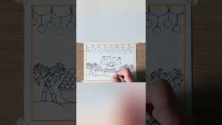 Happy Makar sankranti drawing | Makar sankranti poster #shorts