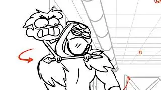 CHIPS REVENGE - DELETED FIGHT SCENE Storyboards