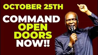 Saturday OCTOBER 25TH 2025 Start With This Morning Prayer Apostle Joshua Selman