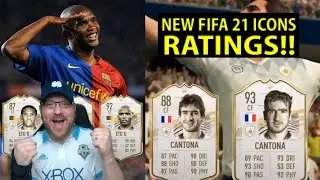 All NEW FIFA 21 Icons Ratings Reveal - Cantona - Eto'o - Xavi - Puskas - Cech - Lahm - Ultimate Team