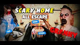 GRANNY SCARY GHOST HORROR HOUSE 🔐 | ALL ESCAPE #granny #bolitking