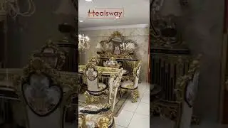 Luxury Wooden Carving Furniture 🏠 #shorts