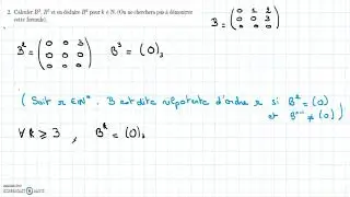 TD8 Exercice 3 Binôme de Newton matrices