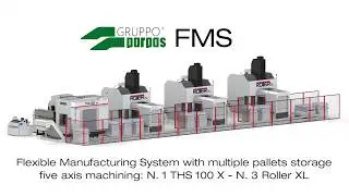 Flexible Manufacturing System with multiple pallets storage | GRUPPO PARPAS