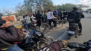 Bike Accident on Sultanpuri Road 😨 | Delhi Local Road Reality | POV Ride 4K