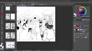 manga live stream Drawing with Altrodesi🔶 3-28-2022 The DIVINITY MANGA