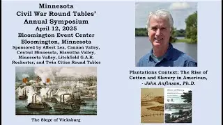 Minn CWRT 2025 Symposium, Anfinson, The Rise Of Cotton And Slavery In America