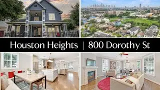 Updated & Expanded Craftsman Home, Walking Distance From #MKT & #heightshouston Bike Trail #heights