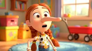 Toy story Jessie's nose growing 