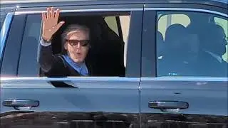Paul McCartney arriving for soundcheck in Syracuse, June 4th, 2022