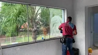Limpador de vidros (limpeza Profissional) #limpeza