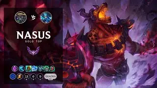 Nasus Top vs Gwen - EUW Master Patch 12.13