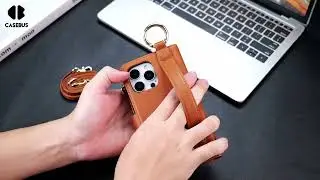 Casebus Crossbody Wallet Phone Case,Multi Function Stylish Ring Zipper Purse Cover,with Wrist Strap