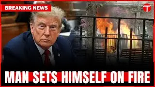 Florida Man Max Azzarello Sets Himself on Fire Outside Trump's Hush Money Trial in NYC | Latest News