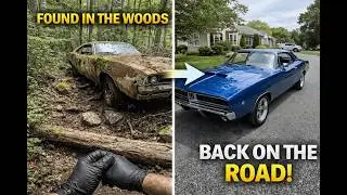 ASMR Car Restoration | Dodge Charger 1968 Full Restoration From Rust to Perfection
