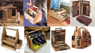 Portable Wooden Tool Caddy: Essential DIY for On-The-Go Makers.