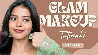 தமிழில்-Smokey Eyes Makeup Tutorial for Reception ✨ | Brown Skin Makeup tutorial  || HARINI SI