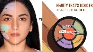 Correct Way To Use Insight Cosmetics Pro Concealer Palette | Color Corrector | How To Use #makeup 