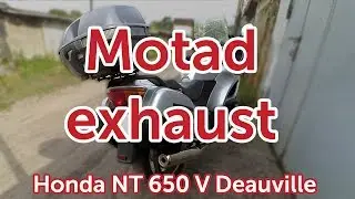 Honda NT 650 V Deauville Motad exhaust / выхлопная система Motad на Honda NT 650 V Deauville