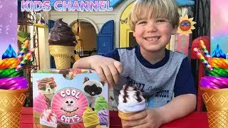 Sunny Days Entertainment Cool Cats Plush Transform Ice Cream Cone Into Cat Plush