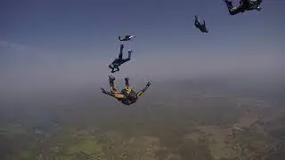 Skydiving with smoke at sunset and helicopter jumps.අහසේ විස්කම් දාන අපේ කොල්ලො skyssbro